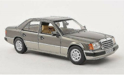 Mercedes 230 Coupe 1/43 Minichamps (W124) grijs/grijs 1988 modelauto