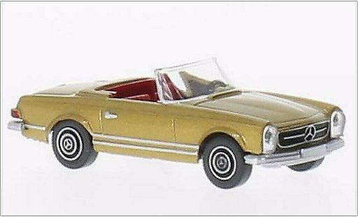 Mercedes 250 Base 1/87 Wiking SL Cabriolet gold modelauto