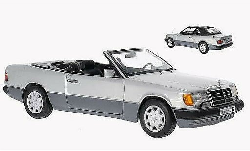 Mercedes 300 Coupe 1/18 Norev CE-24 Cabriolet grijs 1989 modelauto