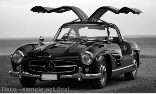 Modelauto Mercedes 300 Base SL (W198) zwart 1955 1/18 I Norev