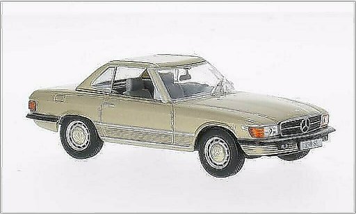 Mercedes 350 Base 1/43 WhiteBox (R107) metallic beige 1971 modelauto
