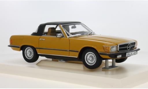 Modelauto Mercedes 450 Base SL oranje 1975 1/18 Norev