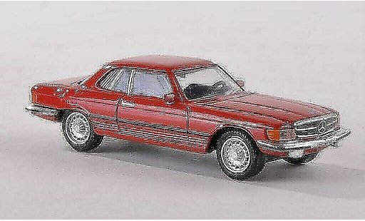 Mercedes 450 Base 1/87 Schuco (C107) rood modelauto