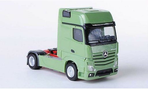 Mercedes Actros Gigaspace 1/87 Herpa 11 groen -Zugmaschine modelauto