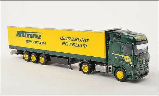 Mercedes Actros Bigspace 1/87 AWM 2 /Aerop. Michel G-KSZ modelauto