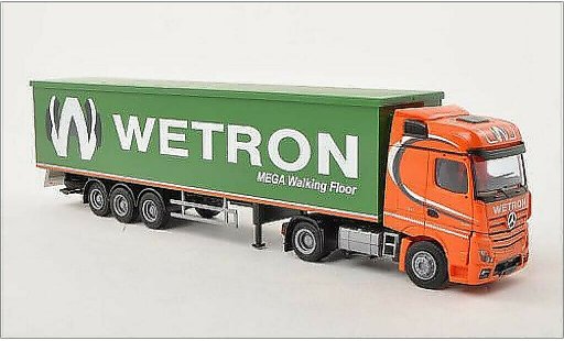 Mercedes Actros Bigspace 1/87 AWM 2 /Aerop. Wetron Schubb.-SZ modelauto