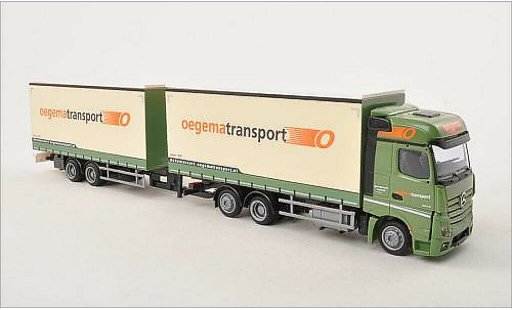 Mercedes Actros Bigspace 1/87 AWM 2 Oegema (NL) Gardinenplanen-Tandem-HZ modelauto