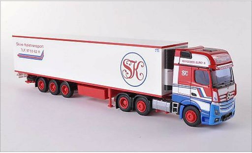 Mercedes Actros Gigaspace 1/87 AWM 2 Gigaliner Skive (DK) Kuhl-KSZ modelauto