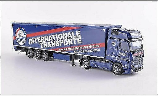 Mercedes Actros Gigaspace 1/87 AWM 2 Gigaliner V.E.L. Schubboden-SZ modelauto