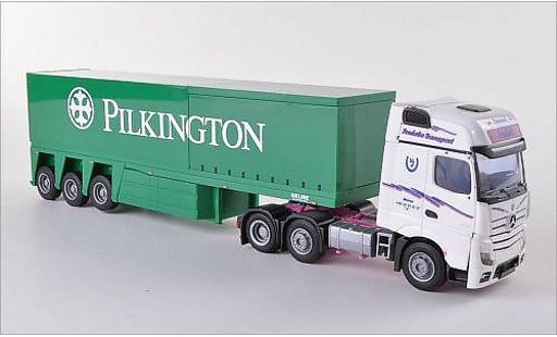 Mercedes Actros Gigaspace 1/87 AWM 2 Frebedo (DK) / Pilkington Innenlader-SZ modelauto