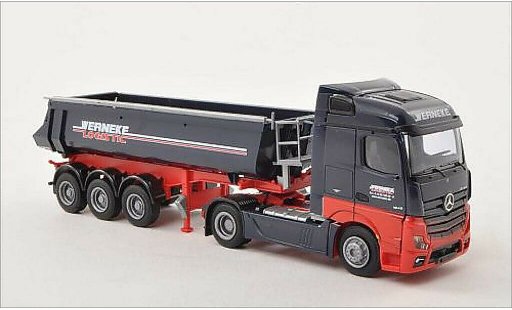 Mercedes Actros Streamspace 1/87 AWM 2 /Aerop. Werneke Mulden-SZ modelauto