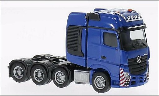 Mercedes Actros Gigaspace 1/87 Herpa SLT Schwerlastzugmaschine blauw modelauto