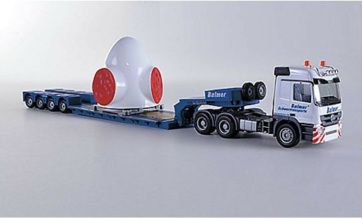 Mercedes Actros Base 1/87 Herpa L 02 Balmer Tieflade-SZ met Nabe modelauto