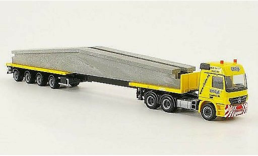 Mercedes Actros Base 1/87 Herpa L 02 Teletrailer-Sattelzug Eisele modelauto