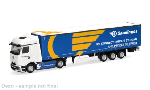 Modelauto Mercedes Actros Base L ProCabin Saudingo (LT) 1/87 Herpa