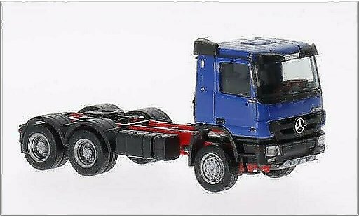 Mercedes Actros Base 1/87 Herpa M 08 Allrad-Zugmaschine blauw modelauto