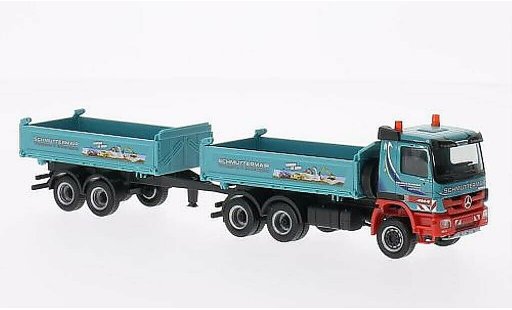 Mercedes Actros Base 1/87 Herpa M 08 Meiller Schuttermair Tandemkipper-Hangerzug modelauto