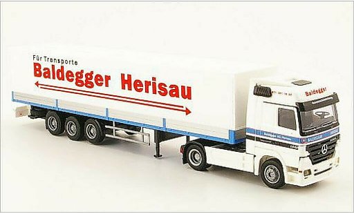 Mercedes Actros Base 1/87 AWM MP2 LH/Aerop. Baldegger laadbakn-SZ modelauto