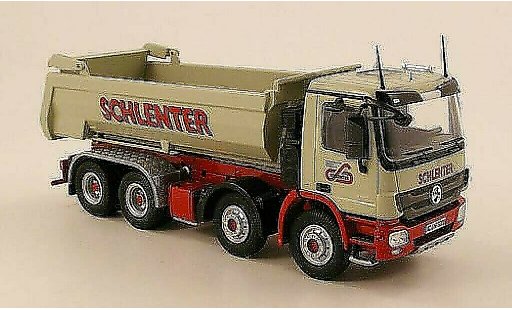 Mercedes Actros Base 1/50 NZG MP3 8x4 Schlenter Muldenkipper modelauto