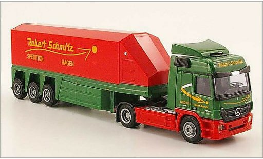 Mercedes Actros Base 1/87 AWM MP3 L Aero. Robert Schmitz Innenlader-SZ modelauto