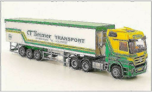 Mercedes Actros Base 1/87 AWM MP3 L Aerop. CT Timmer 3-Achser Kipp-SZ modelauto