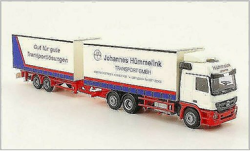 Mercedes Actros Base 1/87 AWM MP3 L Hummelink Jumbo-KHZ modelauto