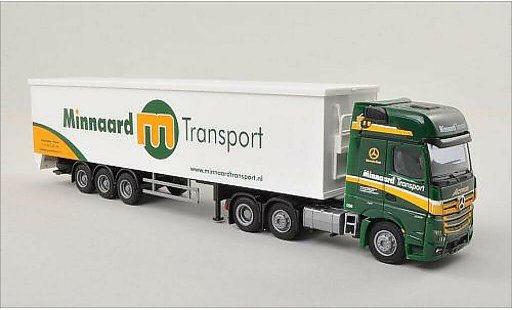 Mercedes Actros Gigaspace 1/87 AWM MP4 Minnaard Giga./Aerop.-Schubb.-SZ modelauto