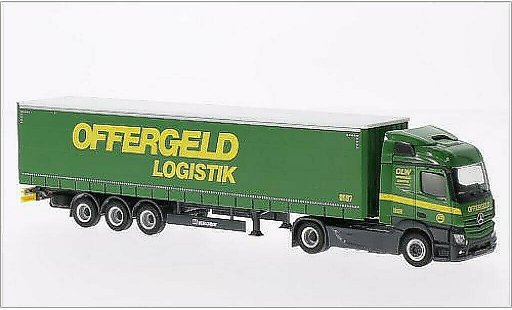 Mercedes Actros Streamspace 1/87 Herpa Offergeld Gardinenplanen-SZ modelauto