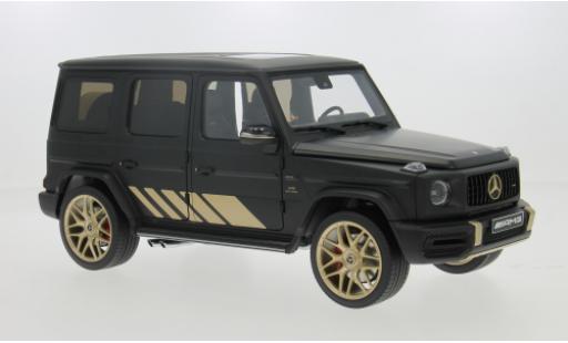 Modelauto Mercedes Classe G AMG G63 (W463) zwart/gold 2024 1/18 Almost Real