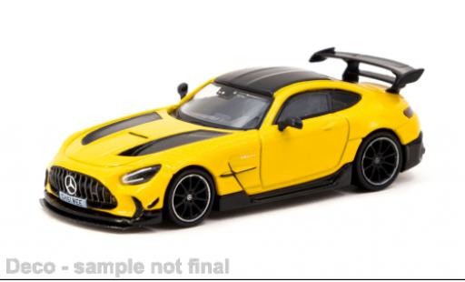 Modelauto Mercedes AMG GT Base geel 1/64 Tarmac Works