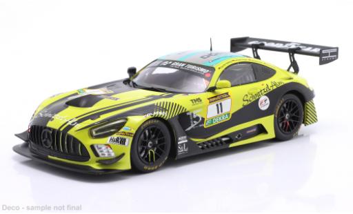 Modelauto Mercedes AMG GT GT3 3 24h N&Atilde;&frac14;rburgring 2025 Schnitzelalm Racing #11 K.Heyer/J-M.H&Atilde;&curren;rtling 1/18 IXO