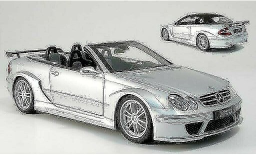 Mercedes C DTM 1/18 Kyosho K AMG Cabriolet grijs modelauto