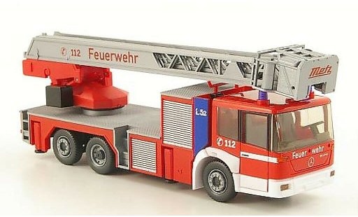Mercedes Econic Feuerwehr 1/87 Wiking DLK 23-12 Metz Brandweer modelauto