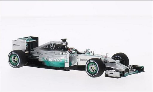 Mercedes F 2014 1/43 Spark W05 Hybrid No.44 AMG formule 1 Team Petronas formule 1 GP Italien modelauto