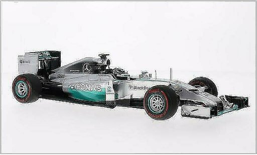 Mercedes F 2014 1/18 Spark W05 Hybrid No.6 AMG formule 1 Team Petronas formule 1 GP Monaco modelauto