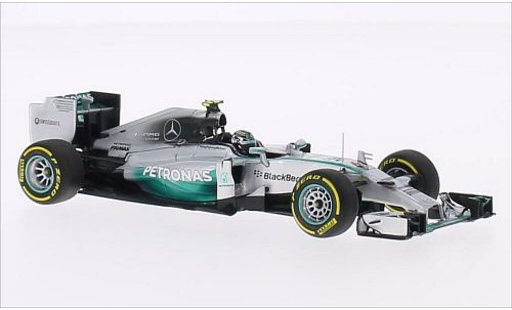 Mercedes F1 2014 1/43 Minichamps W05 Hybrid No.6 AMG Petronas Team Petronas formule 1 GP Abu Dhabi modelauto