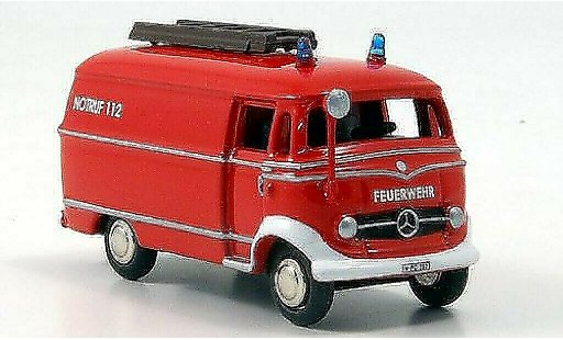 Mercedes L319 Kastenwagen 1/87 Bub Bestelwagen Brandweer modelauto