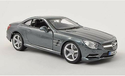 Mercedes Classe SL 500 1/24 Burago (R231) grijs kap gesloten modelauto