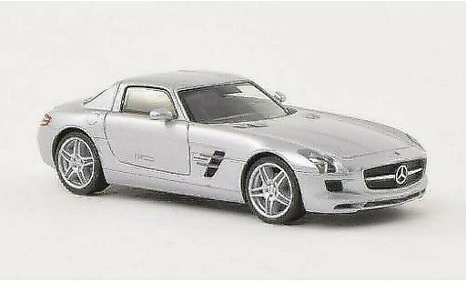 Mercedes SLS Coupe 1/87 Herpa AMG (C197) mett-grijs modelauto