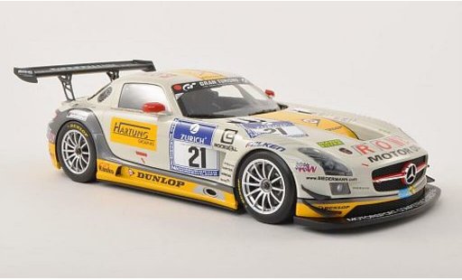Mercedes SLS GT3 1/18 Minichamps AMG No.21 Rowe Racing 24h Nurburgring 2013 /Hohenadel modelauto