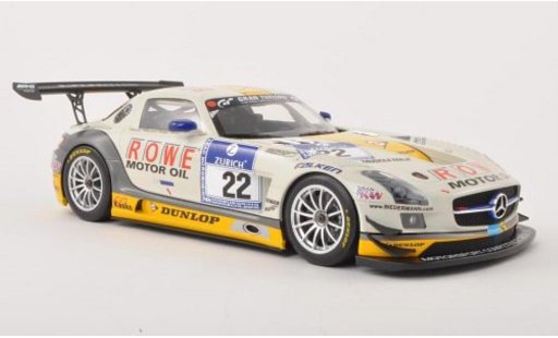 Mercedes SLS GT3 1/18 Minichamps AMG No.22 Rowe Racing 24h Nurburgring 2013 /Bastian modelauto