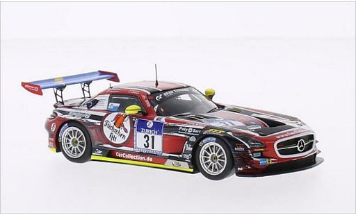 Mercedes SLS GT3 1/43 Spark AMG No.31 Car Collection Motorsport Fuchschen Alt 24h Nurburgring 2014 /H.Fellbermayr modelauto