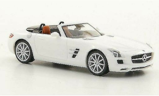 Mercedes SLS Roadster 1/87 Herpa AMG (R197) wit 2011 modelauto