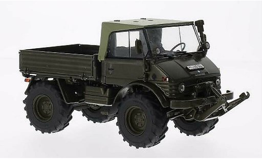 Mercedes Unimog 406-425 1/32 Weise 406 (U84) Bundeswehr olijfgroen modelauto