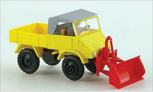 Mercedes Unimog 406-425 1/87 Epoche 411 geel modelauto