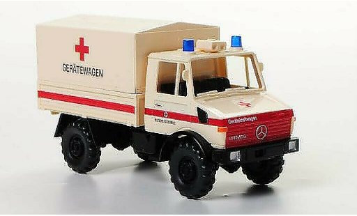 Mercedes Unimog Base 1/87 Wiking U 1300 L DRK Geratewagen modelauto