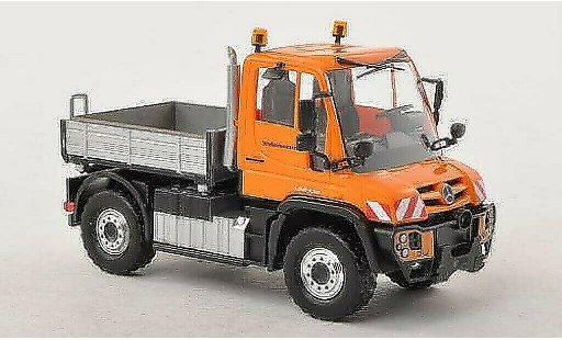 Mercedes Unimog 406-425 1/87 Busch U430 laadbak Strassenmeisterei modelauto