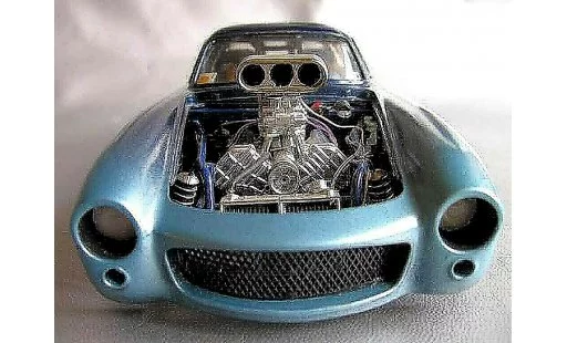 Mercedes 300 Base 1/18 Burago pro street 1954 modelauto