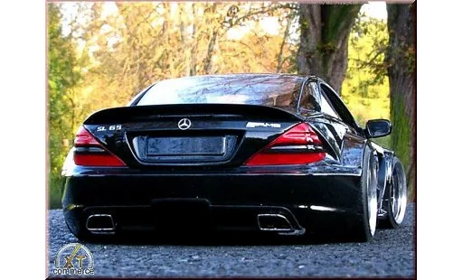 Mercedes Classe SL 65 1/18 Minichamps amg zwart jantes 19 et 20 pouces modelauto
