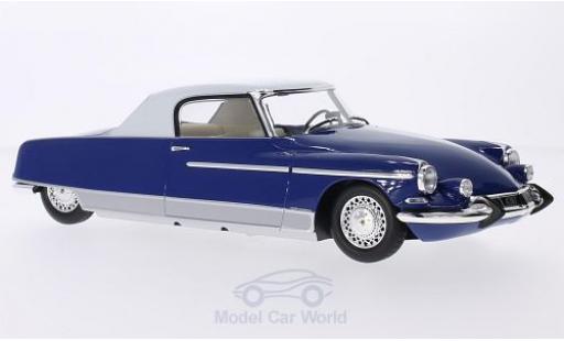 Modelauto Citroen DS Chapron 19 Le Dandy metallic blauw/wit 1964 met Beleuchtung 1/18 Metal 18